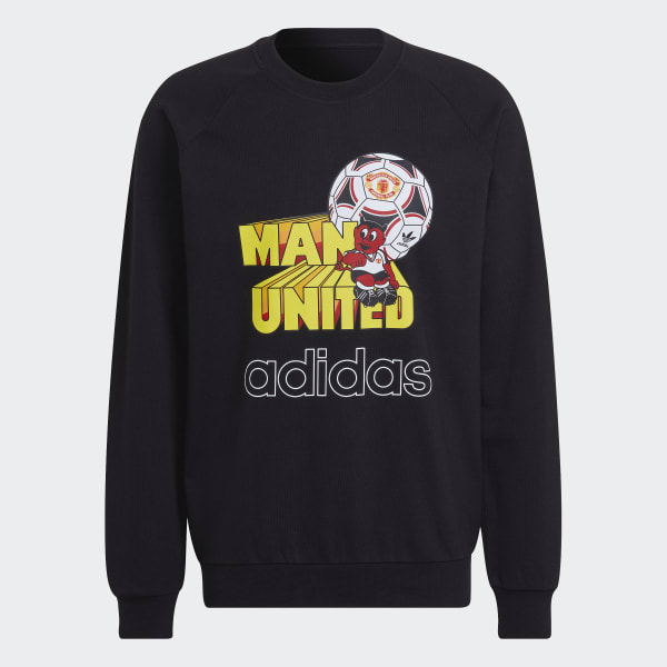 Schwarz Manchester United Graphic Sweatshirt VS088