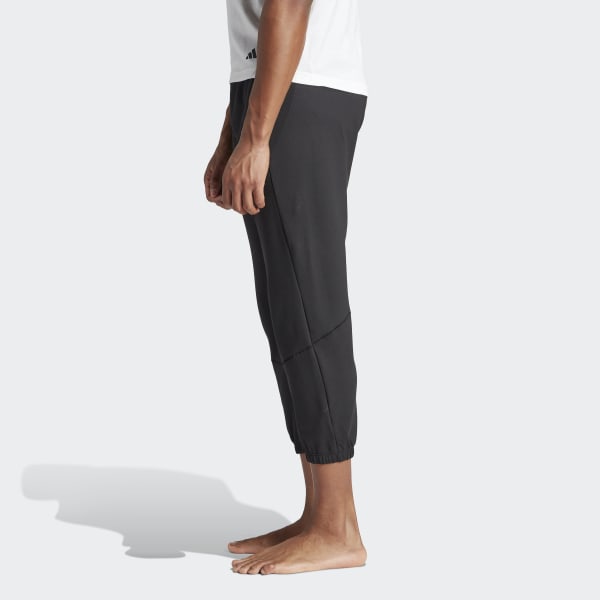 Negro Pantalón de Yoga Designed for Training 7/8