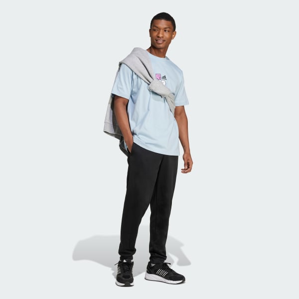 Blue Positivity Shapes Graphic Tee