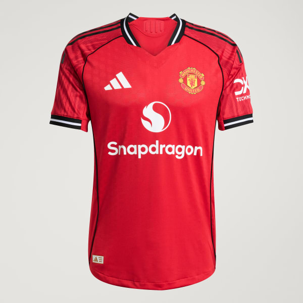 adidas Manchester United 25/26 Home Authentic Jersey - Red
