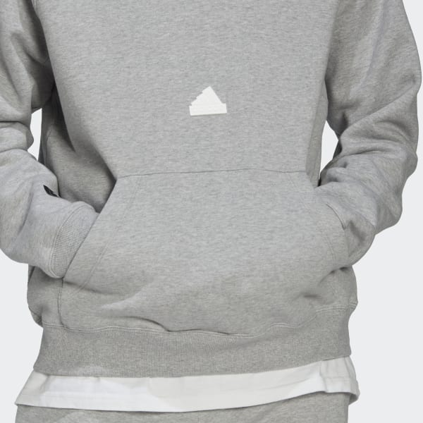 Grijs Fleece Hoodie KS813