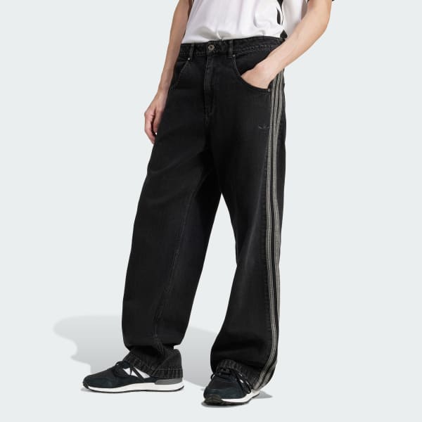 Đen Quần Denim Firebird Adicolor