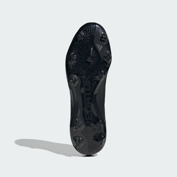 Negro Bota de fútbol Predator League césped natural seco