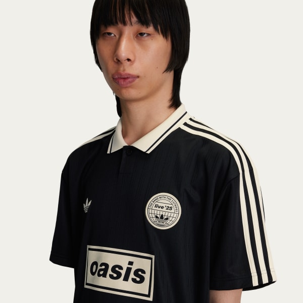 UK限定 adidasxOasis Tour Jacquard Jersey adidas x Oasis Tour Jacquard Jersey Clear Sky Men's - SS25 - US