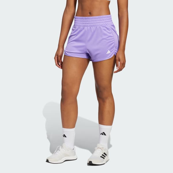 Violeta Shorts Pacer Essentials Tejidos Corte Alto