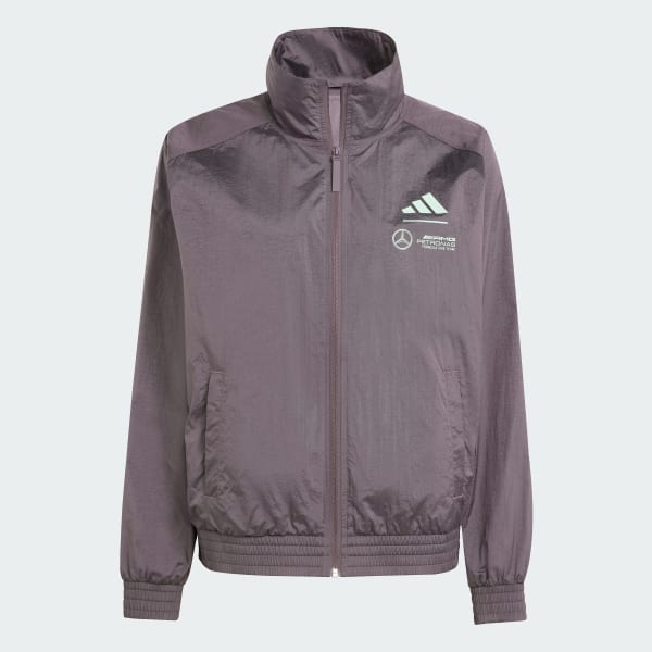 Grey Mercedes - AMG Petronas Formula One Team Premium Woven Track Top
