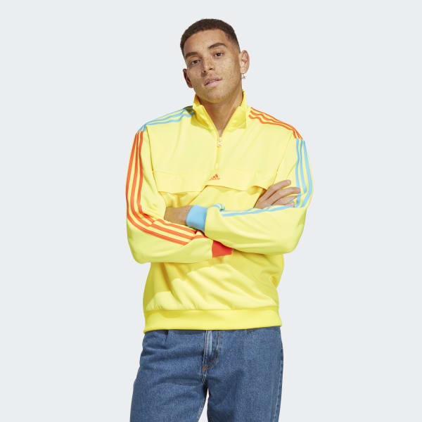 adidas Kidcore Half-Zip Sweatshirt - Yellow | adidas Canada