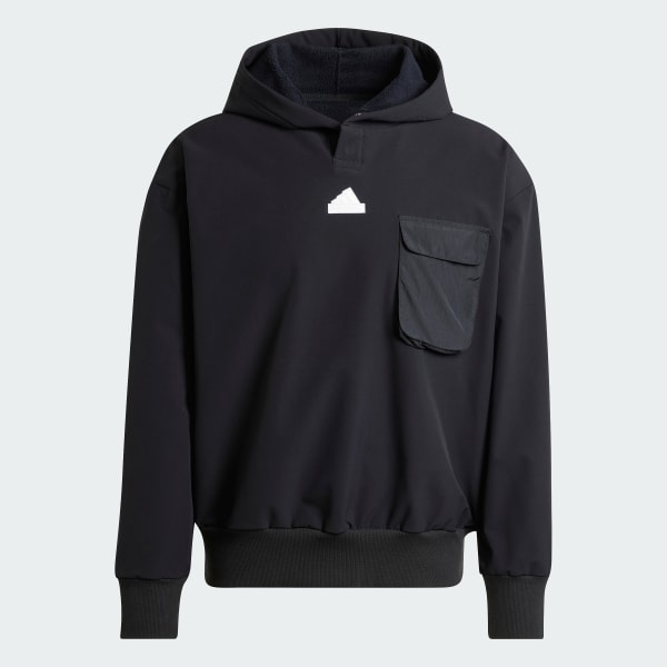 adidas City Escape Premium Hoodie Black adidas UK