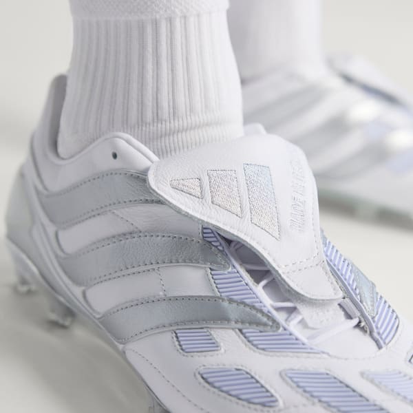 adidas プレデタープレシジョン ホワイト adidas Predator Precision Firm Ground Cleats - White | Free