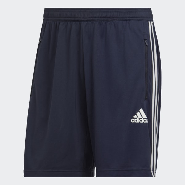 adidas กางเกงขาสั้น Primeblue Designed To Move Sport 3-Stripes - สีน้ำ ...