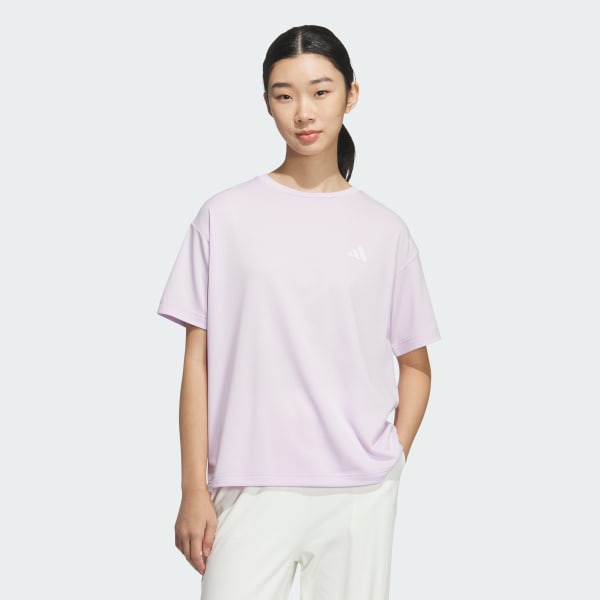 パープル カラット グラフィック ルーズフィット半袖Tシャツ