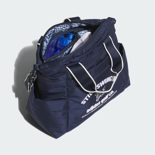 Blue Graphic Round Bag 2-Way Construction