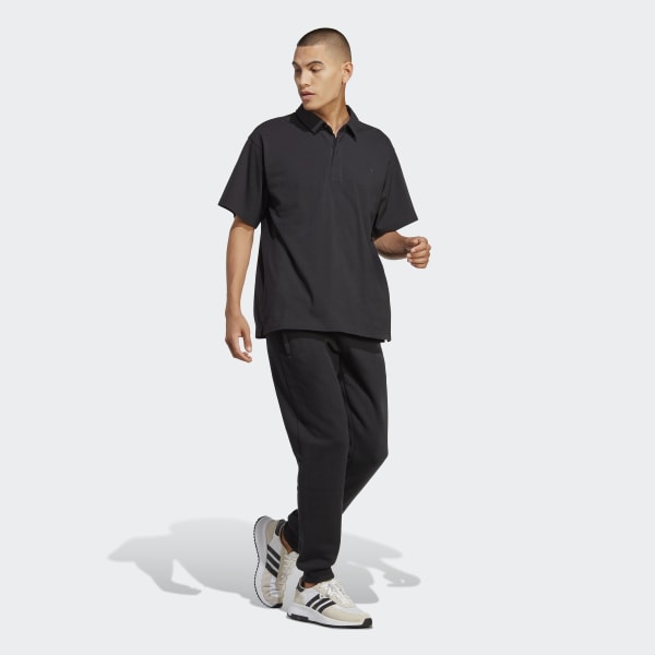 Black Premium Essentials Polo Shirt