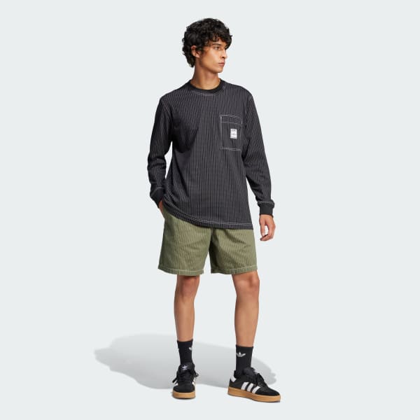 cerná Tričko Wabash Long Sleeve