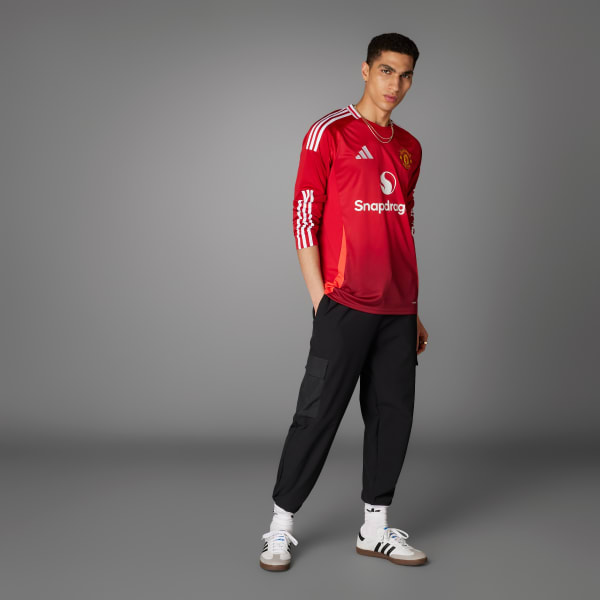 Red Manchester United 24/25 Long Sleeve Home Jersey
