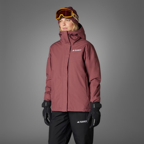 Adidas Terrex Multi 2l Rain.rdy Insulated Jacket Purple S Woman