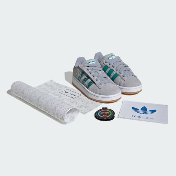 Grey ADIDAS DISNEY CAMPUS 00s LED LIGHTS COMFORT CLOSURE ELASTIC LACE SHOES