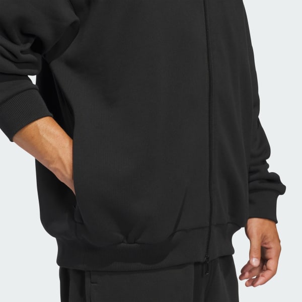 adidas ANTHONY EDWARDS FOUNDATION FULL ZIP HOODY - Black | Free