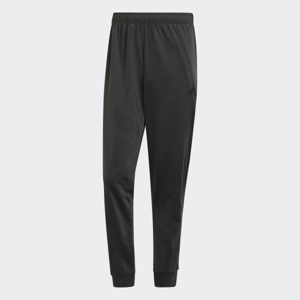 Grey Essentials Warm-Up Tapered 3-Stripes Track Pants