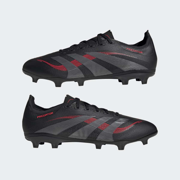 adidas Predator League Firm/Multi-Ground Cleats - Black | Free