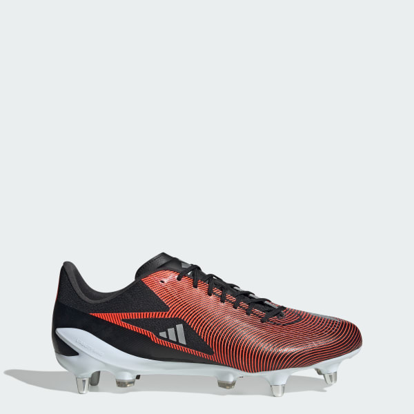 adidas Adizero RS15 Pro Soft Ground Rugby Boots - Black