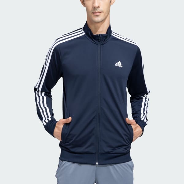 adidas 3 Stripes Track Jacket - Blue | adidas India