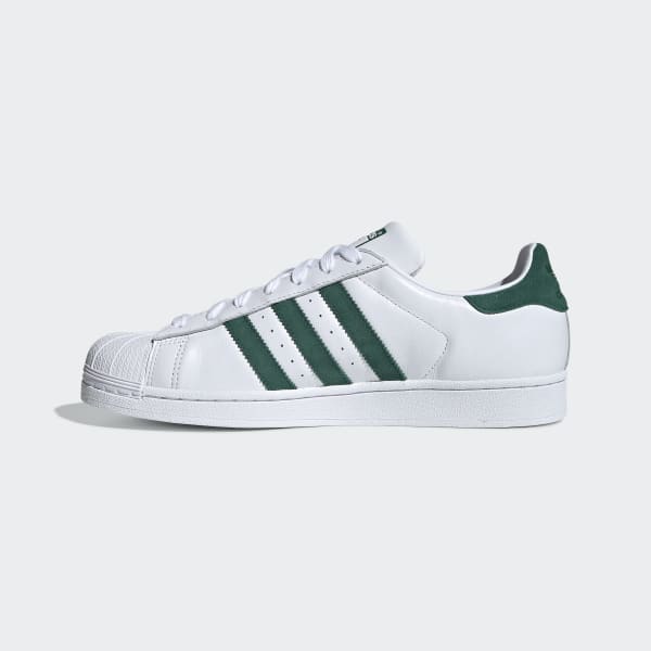 adidas shoes white with green stripes