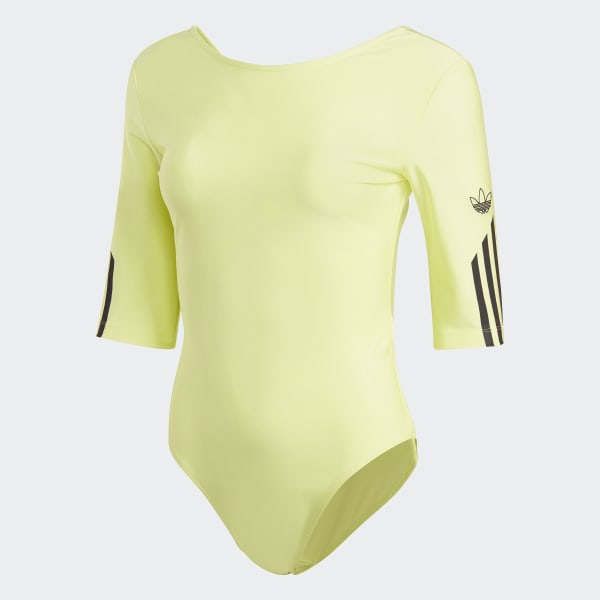 adidas bodysuit yellow