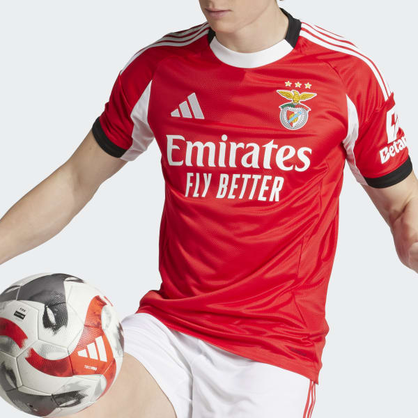 adidas Benfica 25/26 Home Jersey - Red | Free Shipping with