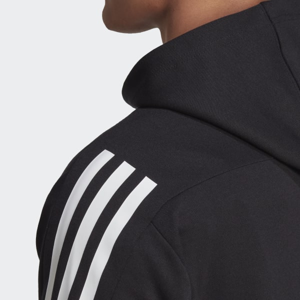 Buzo adidas deals negro con capucha