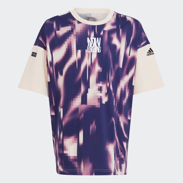 Pink ARKD3 Allover Print T-Shirt