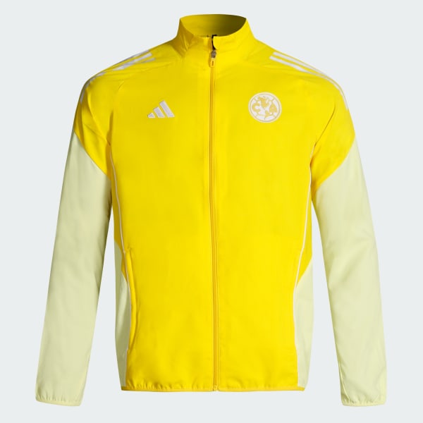 Chamarra Sudadera Club America Blanca Adidas Chamarra De Himno