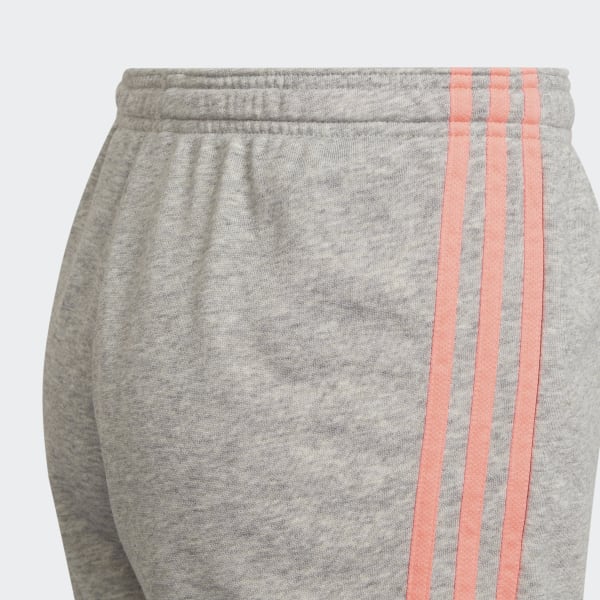 Grey adidas Essentials 3-Stripes Shorts