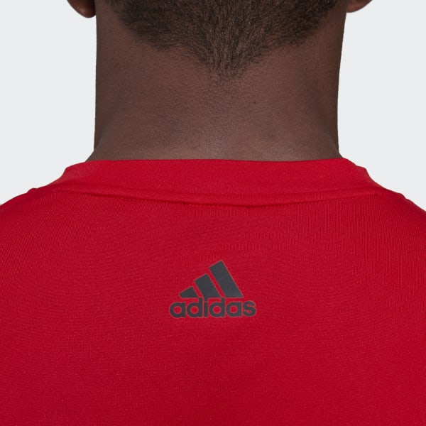 Vermelho Camiseta Treino Big Badge of Sport E0256