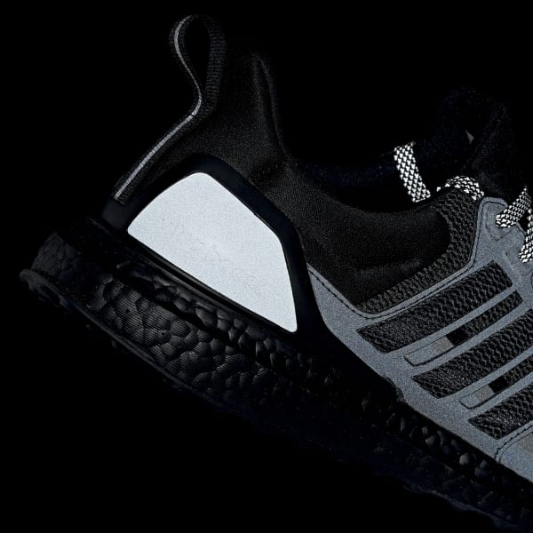 adidas black reflective shoes