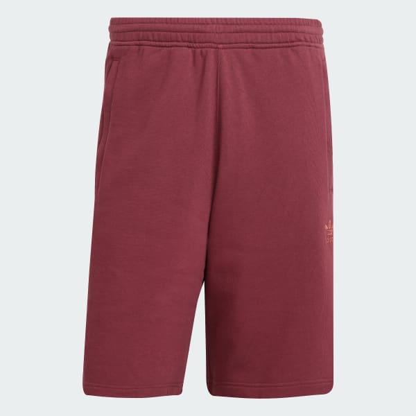 Burgundy Essentials Trefoil Shorts