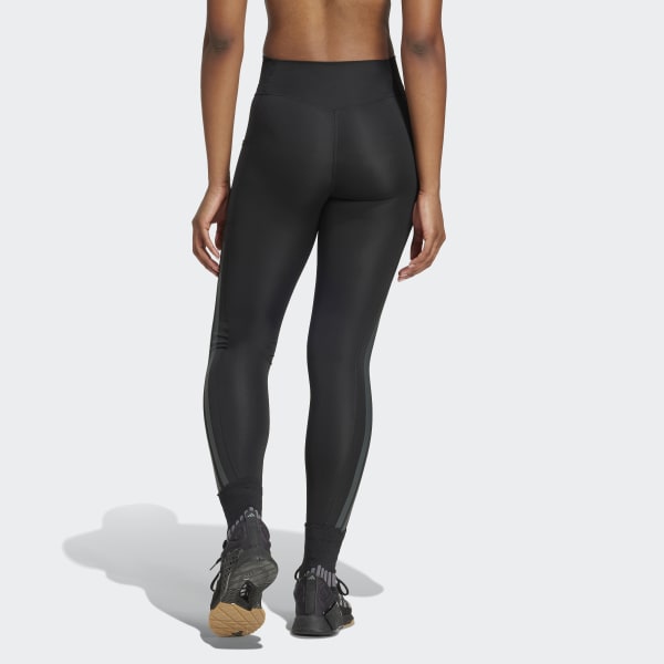 adidasアディダスW JL3 LEGGING adidas Optimé 3-Stripes Full-Length Leggings - Black | Free