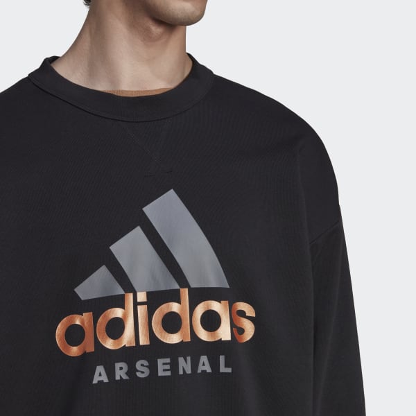 Sort Arsenal DNA Crew Sweatshirt MGW77