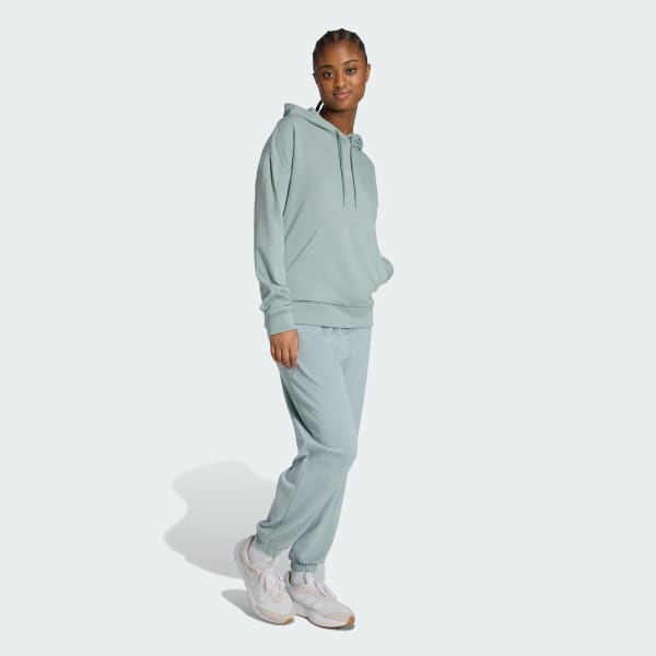 Green Essentials Small Logo French Terry Hoodie