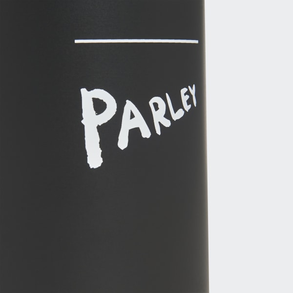 Negro Botella de agua Parley for the Oceans Steel