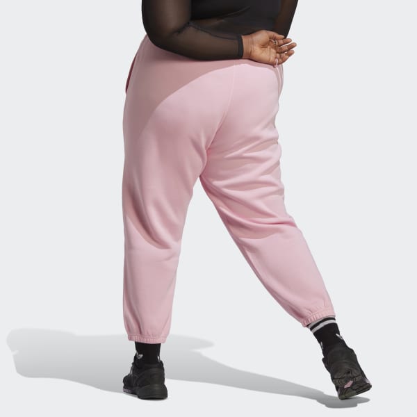 adidas Essentials Fleece Joggers (Plus Size) - Pink | adidas Canada