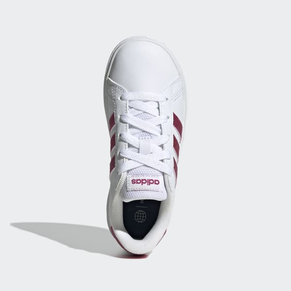 Blanco Zapatillas adidas Grand Court Lifestyle para Tenis con Cordones LKK25