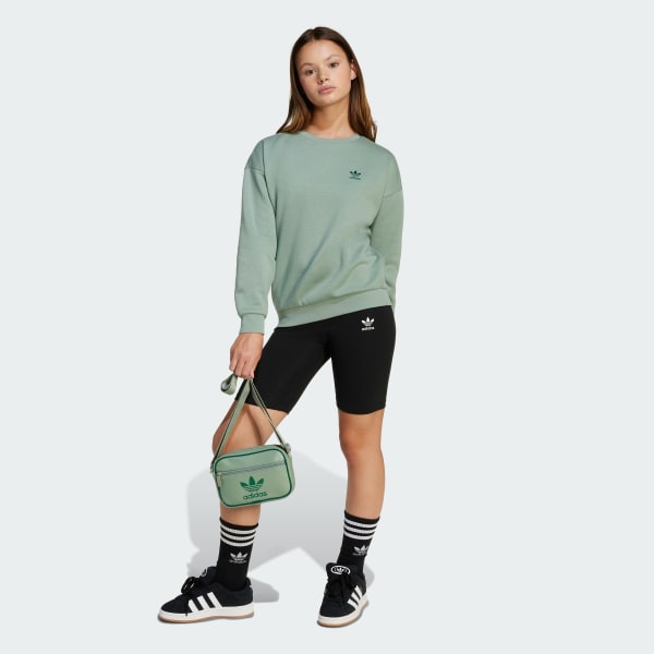 Schwarz Gerippte Radlerhose