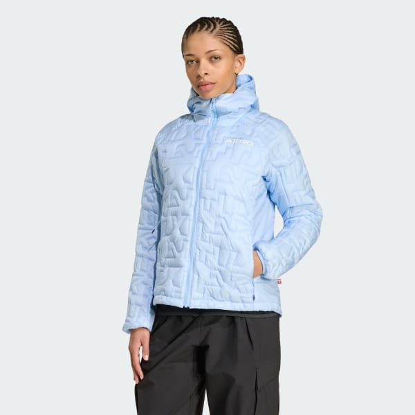 Azul Chaqueta Térmica con Capucha Terrex Xperior PrimaLoft Loose Fill