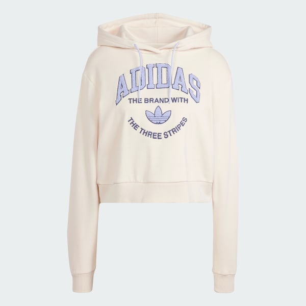 Hoodie top adidas blanc