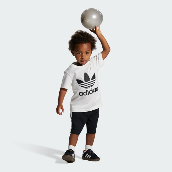 Schwarz Handball Spezial Comfort Closure Elastic Lace Kids Schuh