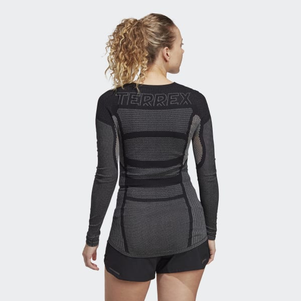 Black Terrex Drynamo™ Long Sleeve Baselayer T-Shirt