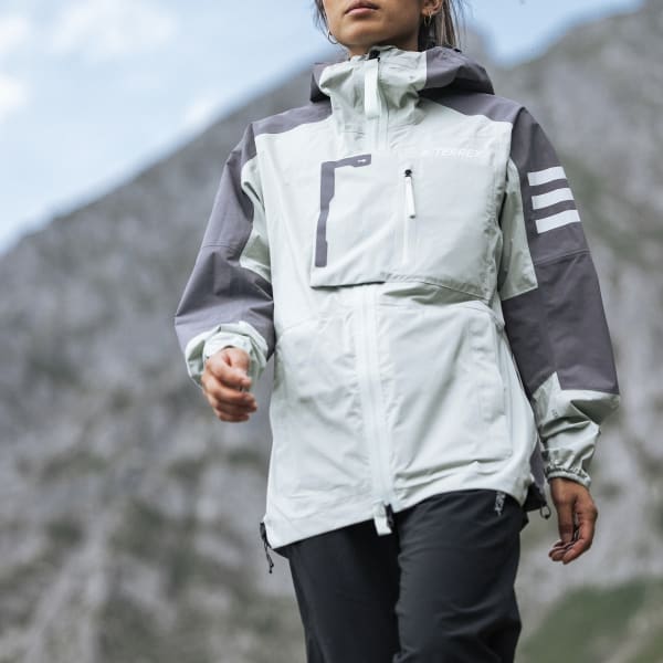 Grun TERREX XPLORIC RAIN.RDY WANDERJACKE