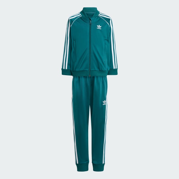 Turquoise Adicolor SST Track Suit Kids