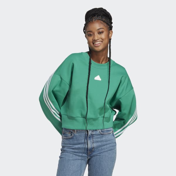 adidas Future Icons 3-Stripes Sweatshirt - Green | adidas Canada